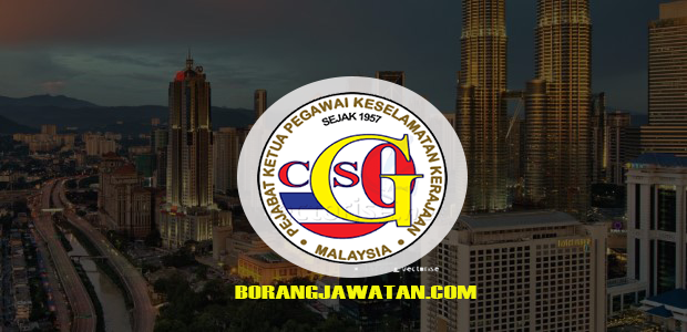 Jawatan Kosong Pejabat Ketua Pegawai Keselamatan Kerajaan Malaysia (CGSO)